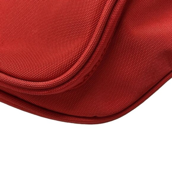 Auth BALENCIAGA Explorer Beltpack 482389 Red Black Nylon Bum Bag - Picture 6 of 16